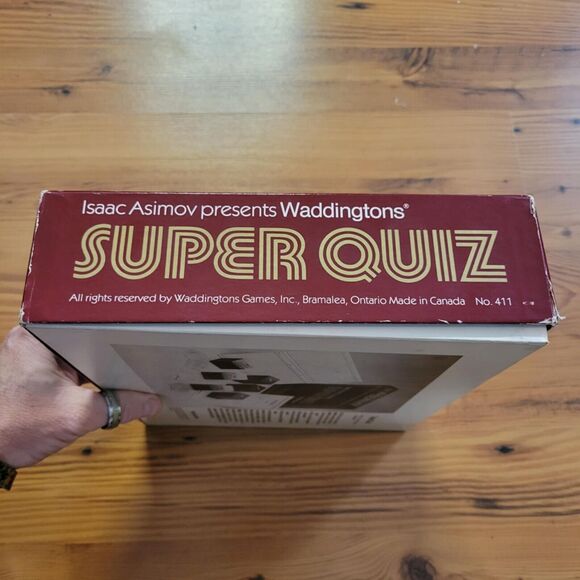 Isaac Asimov's Super Quiz Trivia Game 411 by Waddingtons 1982. COMPLETE! - Picture 6 of 14